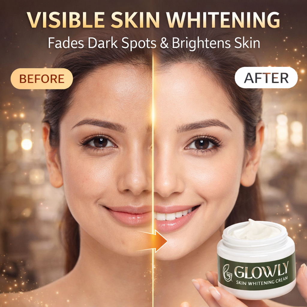 Glowly Skin Whitening Cream - Removes Dark Spots & Pigmentation (100% Natural Glow)