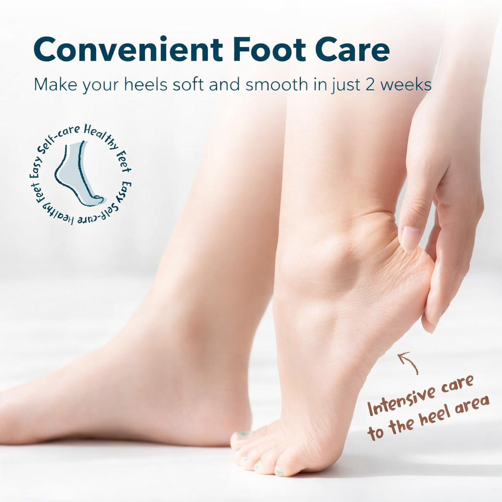 Moisturizing Heel Socks - Repair Dry & Cracked Heels Instantly Set of 4